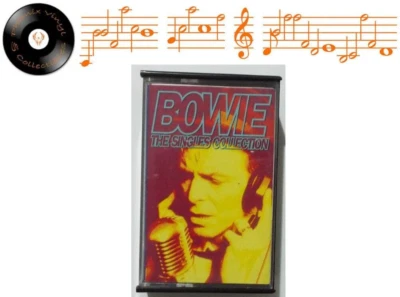 David Bowie The Singles Collection Double Cassette Tape Album - Near Mint - Image 1 of 4