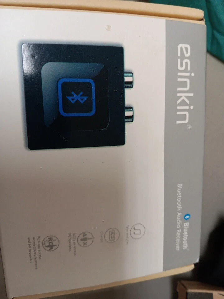 Esinkin Bluetooth Audio Adapter For Music Streaming Sound System NIB FREESHIP - Image 1 of 1