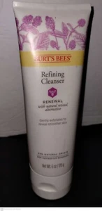 Burts Bees Refining Cleanser Renewal Exfoliating 6oz New Natural Retinol - Picture 1 of 1
