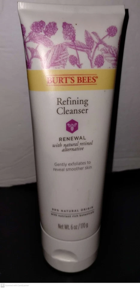 Limpiador Refinador Burts Bees Renovación Exfoliante 6oz Nuevo Retinol Natural Foto 1 de 1