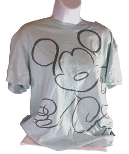 Camiseta Disney Mickey Mouse azul agua - talla XXL - USADA EN EXCELENTE ESTADO - Imagen 1 de 3