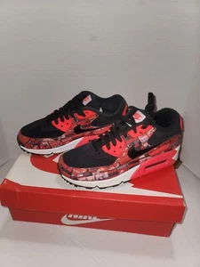Nike Atmos x Air Max 90 We Love Nike - Bright Crimson SIZE- 6 - Picture 1 of 9