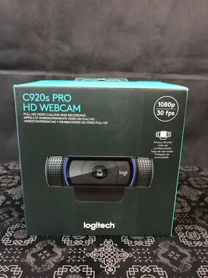 Logitech - C920S HD Webcam Model: 960-001257  - Image 1 of 4