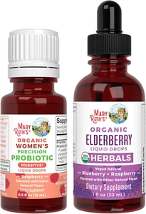 Maryruth Organics Precision Probiotic for Women (Raspberry) & Elderberry Drops ( - Picture 1 of 12