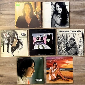 Joan Baez LP Lot of 7 Vintage Vanguard Vinyl Folk Records Baptism Vol 2 Blessed - Picture 1 of 13