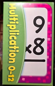 Trend Enterprises: Multiplication 0-12 Pocket Flash Cards - Picture 1 of 3