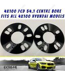 Fits Hyundai Wheel Spacers 5Mm I10 I20 Black Alloy Hub Centric 4X100 541 X 2