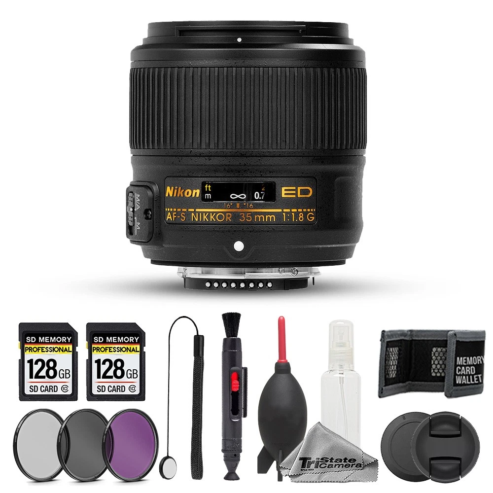 Nikon NIKKOR AF-S 35mm Focal f/1.8 Camera Lenses for sale | eBay