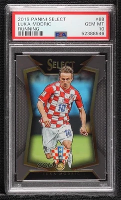 2015-16 Panini Select Luka Modric #68 PSA 10 GEM MT - Image 1 of 3