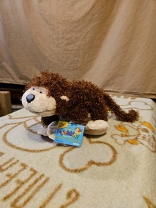 Ganz Webkinz Approx 8" Cheeky Monkey Brown Stuffed Animal Plush With Tag - Picture 1 of 12