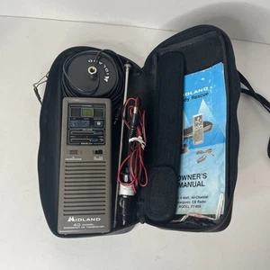 Midland 40 Channel Emergency CB Transceiver Hand Held Model 77-909 Tested Works - Zdjęcie 1 z 5