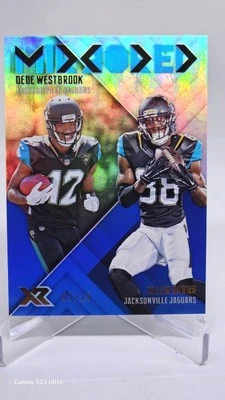 2017 Panini XR Mirrored Blue /15 SSP Dede Westbrook Allen Hurns RC Mint! - Image 1 of 4