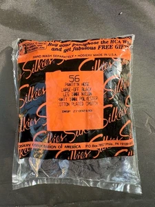 VTG Panty’n Hose Silkies Shapely Perfection Sz L Sheer Tights Mocha 100% Nylon - Picture 1 of 2