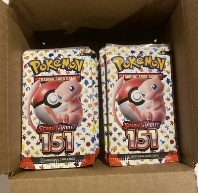 Pokemon Escarlata y Violeta 151 Sellado de Fábrica 36 Booster Pack Lote Foto 1 de 3