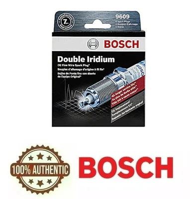 4 bujías Bosch doble iridio para Nissan Altima L4-2,5 L 2002-2006 Foto 1 de 2