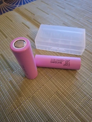 Anuncio nuevo 2x 🔋 Baterías Recargables 3000 mAh 18650 SONY SAMSUNG LG PANASONIC En Estuche