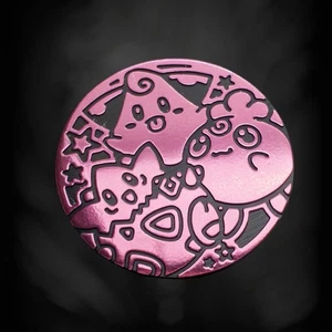 Togepi Cleffa Igglybuff Coin Pink Mirror 2020 Small But Mighty Premium Collect - Picture 1 of 3