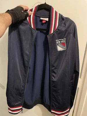 Nueva Chaqueta NHL New York Rangers Talla XL Nostalgia Co Mitchell & Ness Foto 1 de 4