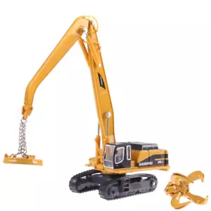 1:87 Grab & Magnet Attachment Crane Construction Equipment Diecast Model Truck - Picture 1 of 9