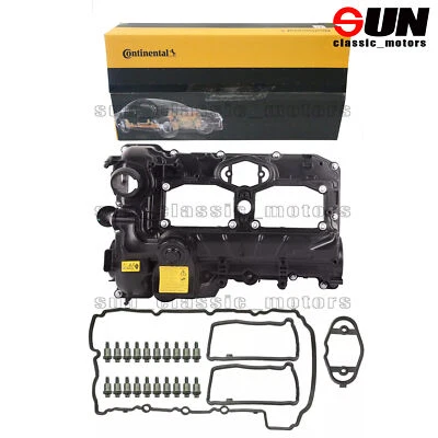 Cubierta de válvula de motor con junta para BMW 320i 328i 528i X3 X5 X1 Z4 2,0 L 11127588412 Foto 1 de 4