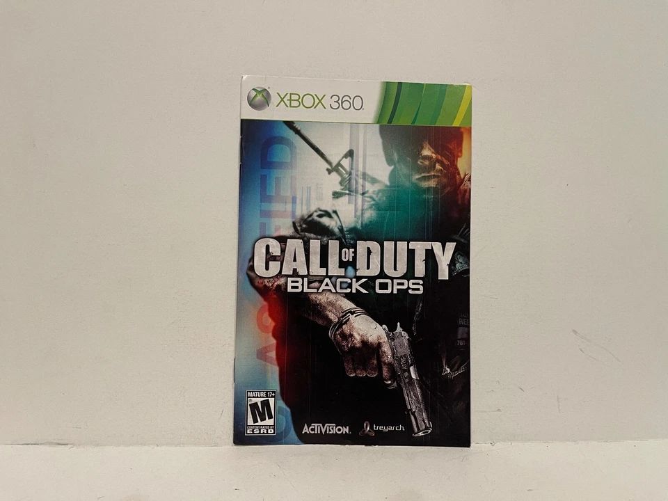 Call of Duty Black Ops Xbox 360 MANUAL ONLY Authentic Original - Image 1 of 1