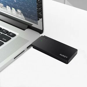 Aukey R12 WLAN USB Dual Band 5GHz 1300Mbps + 2.4GHz 450Mbps Receiver Network - Bild 1 von 2