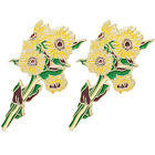 2 Pcs Alloy Brooch Pin Large Brooches for Women Childrens Gifts