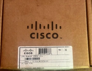 Cisco HWIC-2T 2-Port Serial Asynchronous WAN Interface Card NEW Open Box - Picture 1 of 2