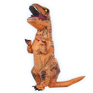 Children's Official Jurassic World T-Rex Dinosaur TV Film Fun Inflatable Costume