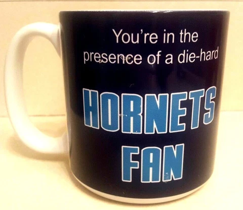 CHARLOTTE HORNETS Cup Coffee Ceramic Mug 24oz Die Hard Fans Cheer Accordingly Cover