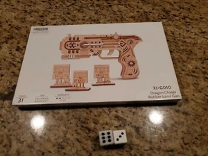 Mechanical 3D Puzzle Wooden Rubber Band Gun -Adult And Kids Toy Rompecabeza-Gift - Picture 1 of 2