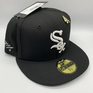Chicago White Sox Paper Plane Roc Nation 59Fifty New Era Mütze nicht verstellbar Pin 7 3/8 - Bild 1 von 5
