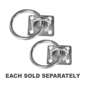High Grade Stainless Steel Eye Plate with Ring Quality Corrosion Resistance - Picture 1 of 5