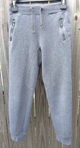 Gymboree Gray Drawstring Zip Pockets Elastic Waist Fleece Joggers Size 10 - Picture 1 of 17