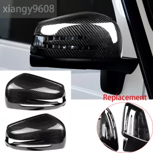 Carbon Fiber Replace Rearview Mirror Trim For Benz A B C E CLA GLA GLK W204 W212 - Bild 1 von 10
