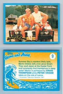 Martin Dibble & Lance Smart #9 Home & Away 1987 Topps Trading Card - Picture 1 of 1