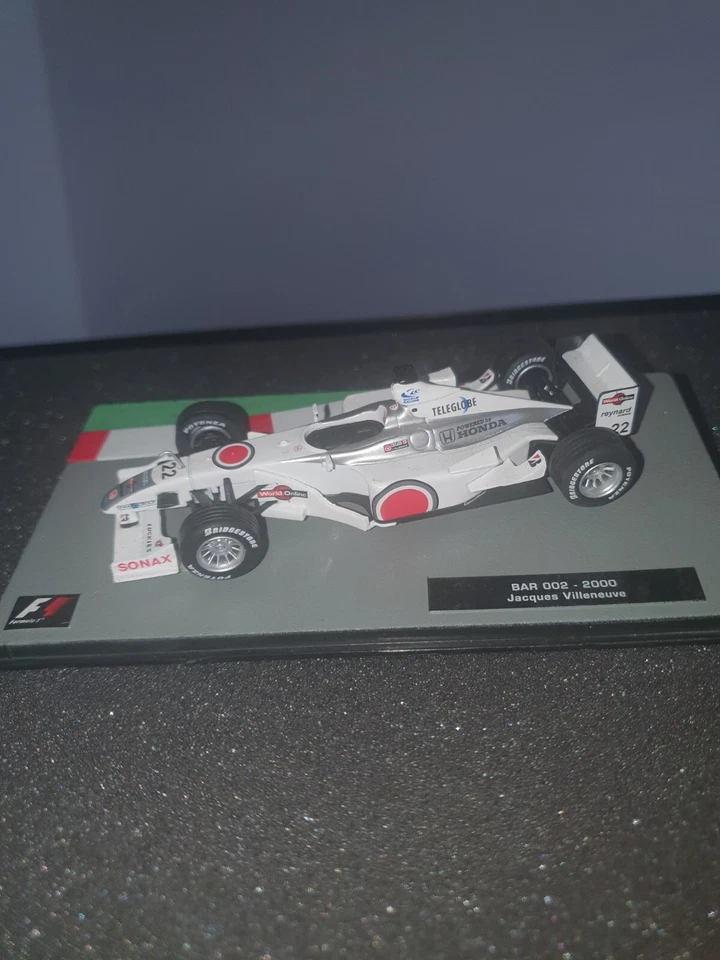 FORMULA 1 F1 AUTO COLLECTION SCALA 1/43 - BAR 002 - J. Villeneuve -Teca Box - Immagine 1 di 4