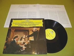Maurizio Pollini - Beethoven - Piano Concerto No. 5 "Emperor" - DGG STEREO LP NM - Picture 1 of 2