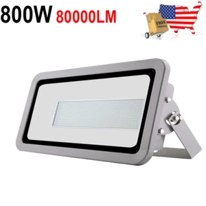 800W LED Flood Light Cool White Super Bright Waterproof Outdoor Security - Picture 1 of 10