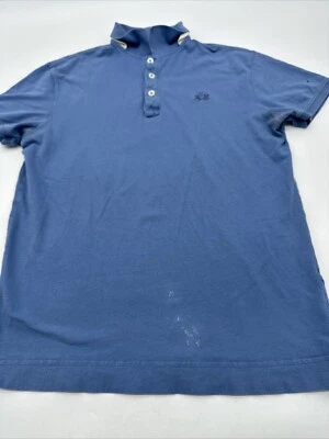Polo La Martina Buenos Aires Hombre Medio Azul Bordado Logo... #10600 Foto 1 de 4