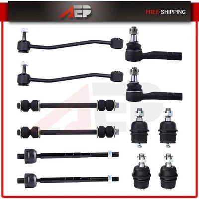 Kit de suspensión de rótula de dirección con extremo de varilla de amarre delantera para Ford Ranger 1998-2011 Foto 1 de 4