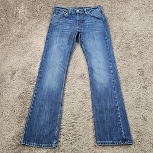 Levis 527 Jeans Mens 32 Boot Cut Low Rise Medium Wash Denim Stretch Cowboy - Picture 1 of 13