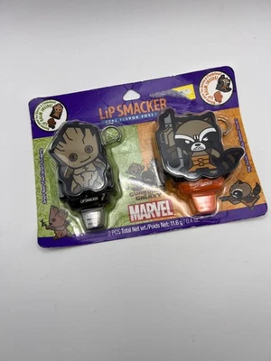 2pc Balm Set Lip Smacker Marvel Guardians Of The Galaxy Groot & Rocket Boys - Image 1 of 2