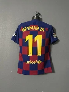 NIKE NEYMAR JR FC BARCELONA AUTHENTIC VAPOR MATCH HOME JERSEY 2019/20 - Picture 1 of 11