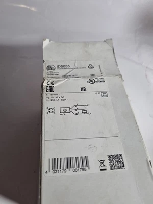 Inductive Sensor ID5055 IFM 50mm NO PNP 92x80x40 IDC3050BBPKG/2LED/US-100-DPS - Image 1 of 2