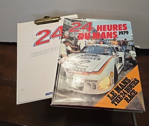 Signed Phil Hill 24 Heures Du Mans 1979 Book Le Mans Race Clipboard Dust Jacket - Picture 1 of 14