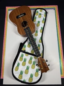 Tanglewood Tiare Ukulele TU101NA Learn To Play Multicolored Strings + Soft Case - Picture 1 of 5
