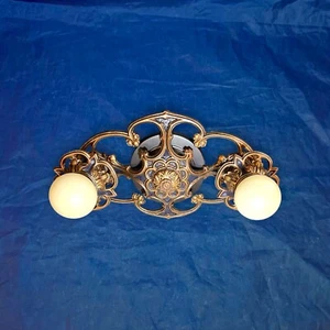 Flush Mount Double Socket Rewired Beautiful Nice 82C - Picture 1 of 11