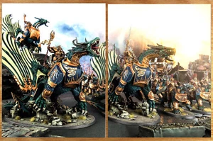 Warhammer Drakesworn Templar Storm - Poster pubblicitario stampa videogioco 2 pagine arte 2016 - Foto 1 di 5