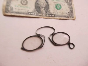 RARE, Excellent 1900-20 "Nez Pince" EYEGLASSES, Costume, Optical, Theatre, GIFT - Picture 1 of 6